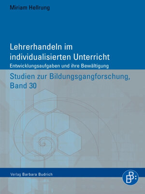 cover image of Lehrerhandeln im individualisierten Unterricht